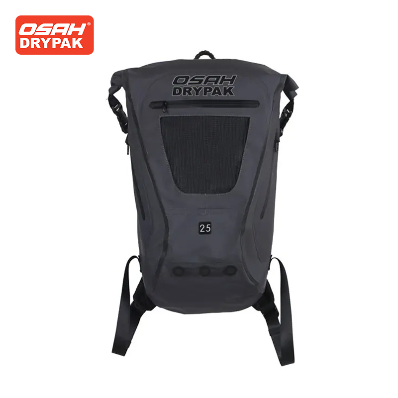 Motorcycle Gear Wardrobe - OSAH Grey Motorcycle Bag 25L Large