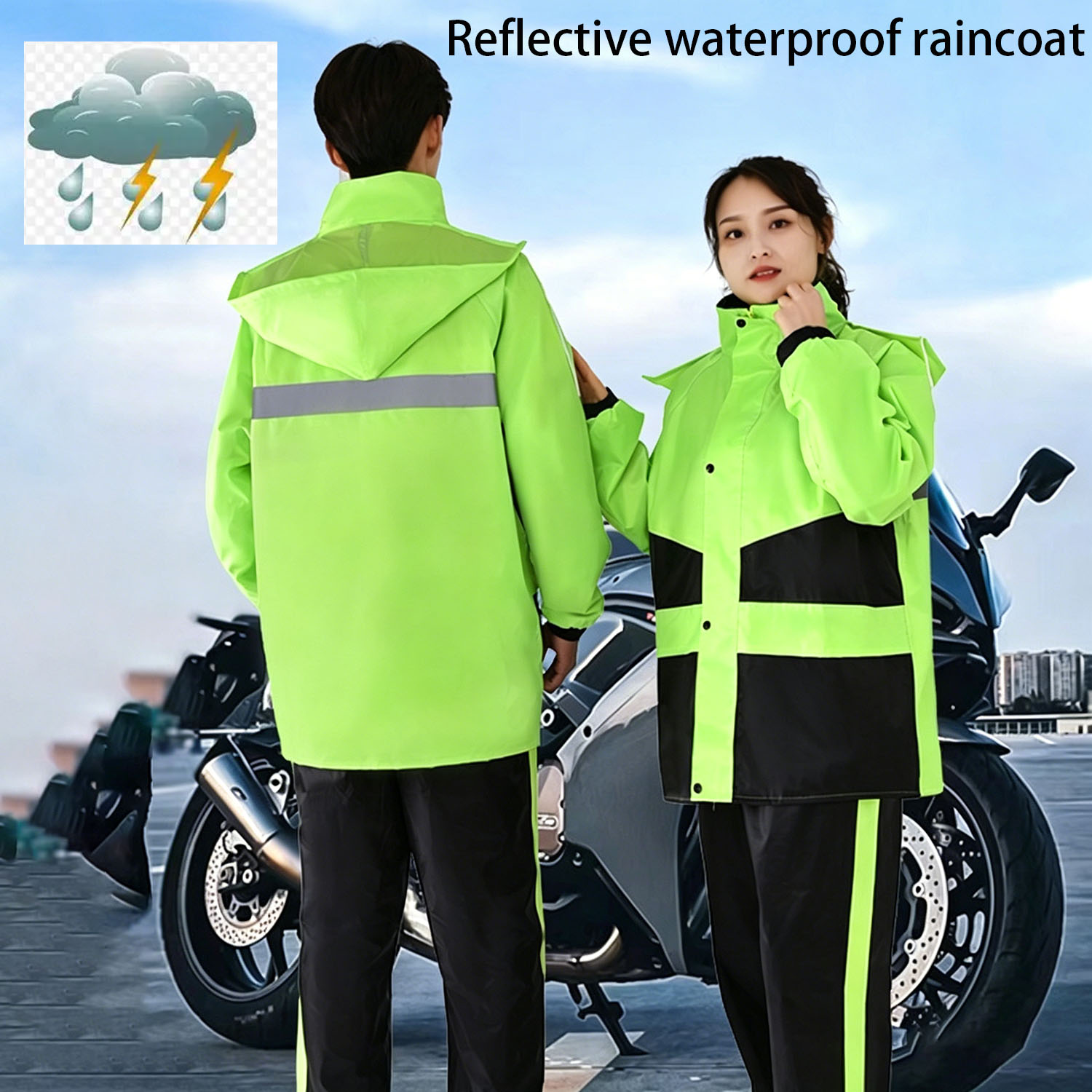 Motorcycle Raincoat Suits Men  - Motorcycle Gear For Woman ulasan dan harga