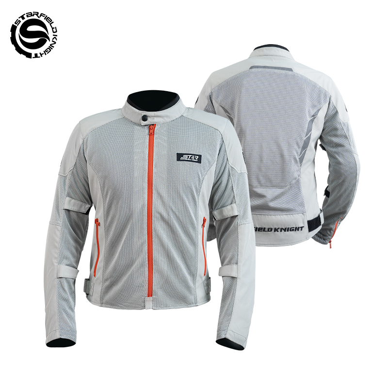 SFK Grey-white Motorcycle Jack - Motorcycle Gear White ulasan dan harga