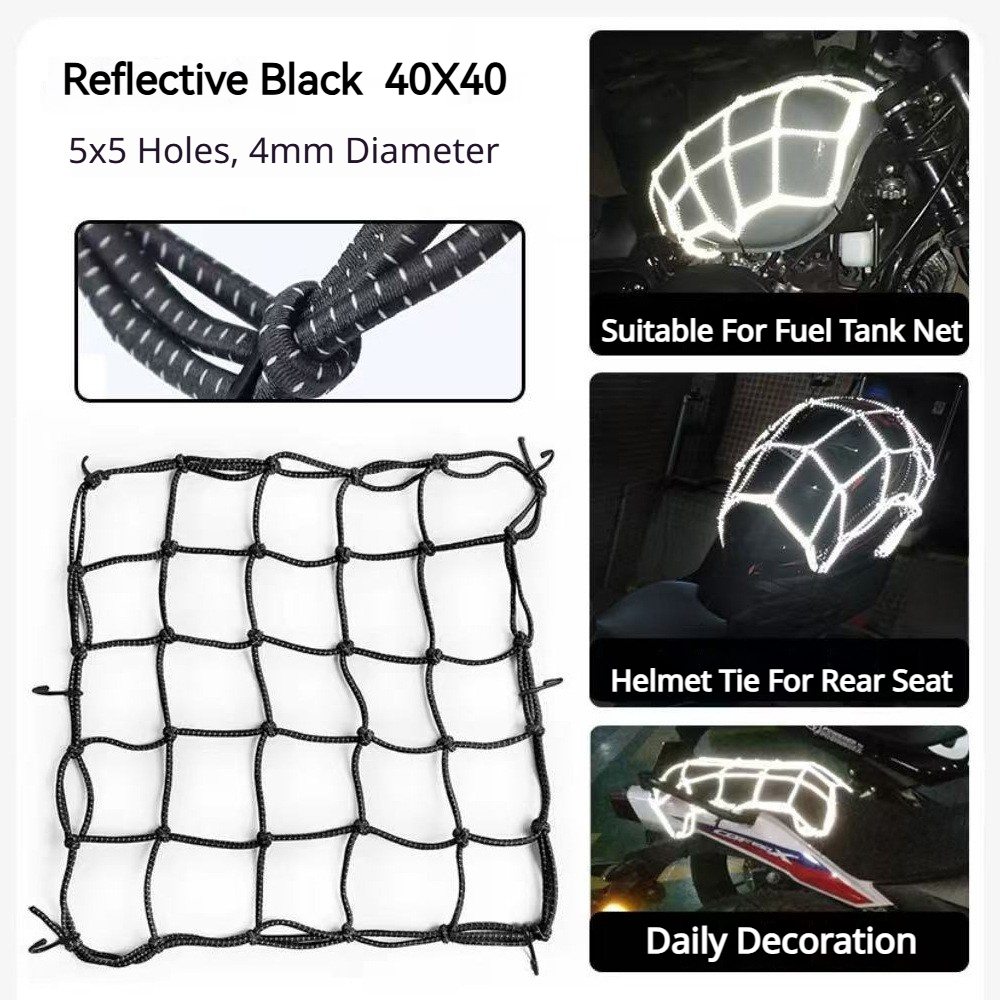 6 Hooks Luggage Net Protective - Motorcycle Gear Wardrobe ulasan dan harga