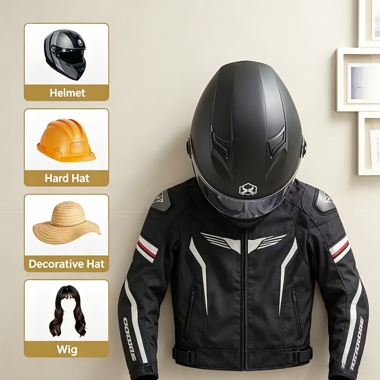 Motorcycle Helmet Holder Solid - Motorcycle Gear Wardrobe ulasan dan harga