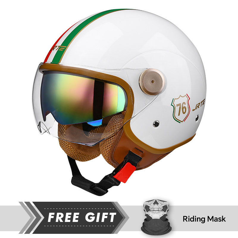 Daul Lens Open Face Motorcycle - Motorcycle Gear Store ulasan dan harga