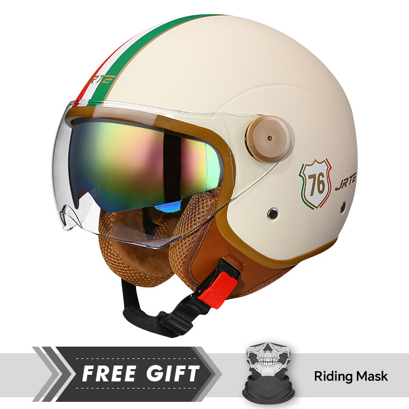 Daul Lens Open Face Motorcycle - Motorcycle Gear Store ulasan dan harga