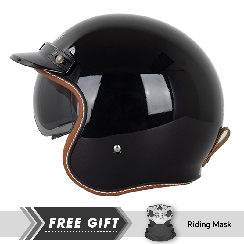 Men Women Jet Helmet SOMAN Sem - Motorcycle Gear Store ulasan dan harga