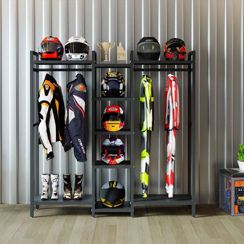 Helmet, cycling clothing rack, - Motorcycle Gear Display Rack ulasan dan harga