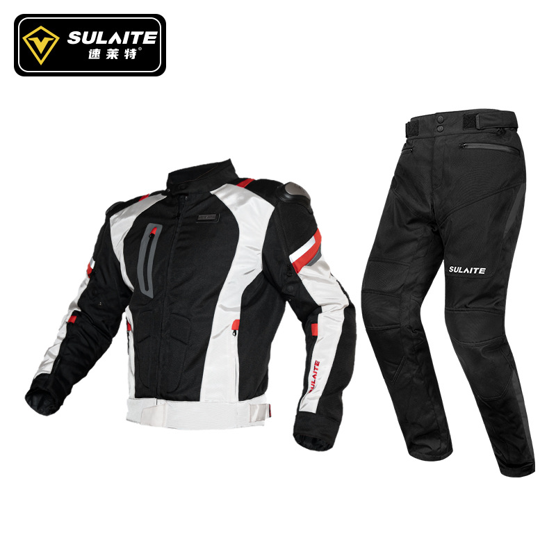 SULAITE Motorcycle Jacket Pant - Motorcycle Gear White ulasan dan harga