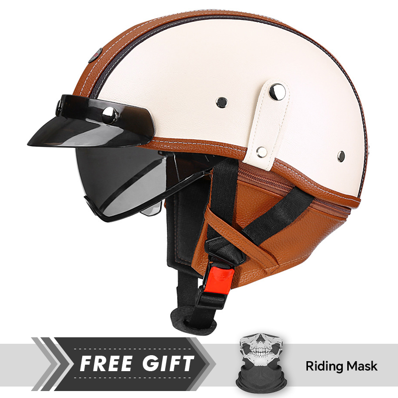 Men's Retro Motorcycle Half He - Motorcycle Gear Store ulasan dan harga