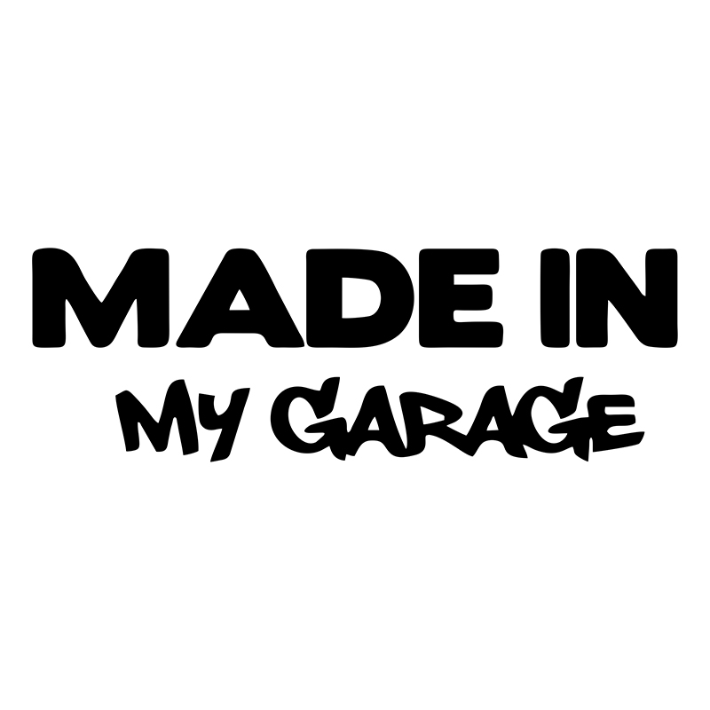 17.8*5.9CM MADE IN MY GARAGE F - Motorcycle Gear White ulasan dan harga